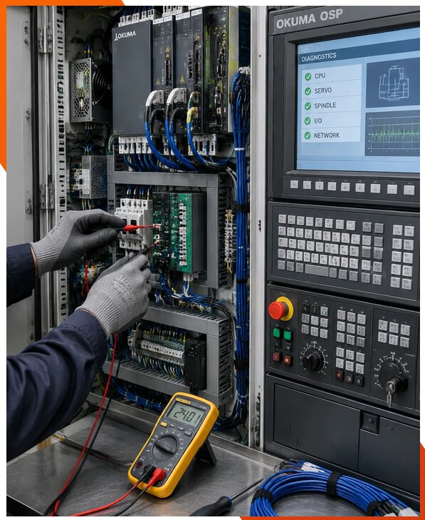 Ремонт систем ЧПУ Okuma OSP в Борисоглебске